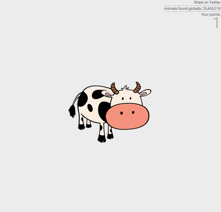 A fun little time waster that features America's finest past time: finding invisible cows. Check it out here.