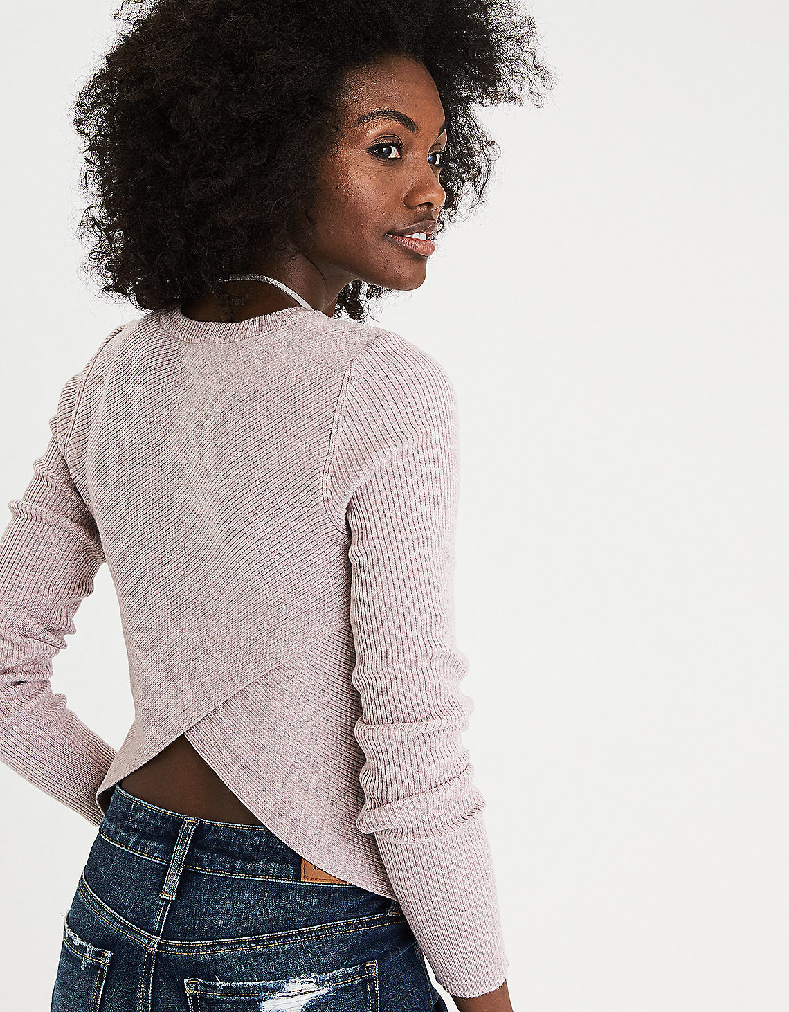 Get it from American Eagle for $25. (Available in sizes XXS-XXL and in pink, oatmeal, or black.)