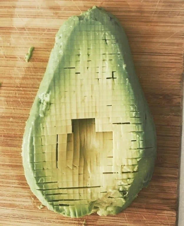 This 8-bit avocado: