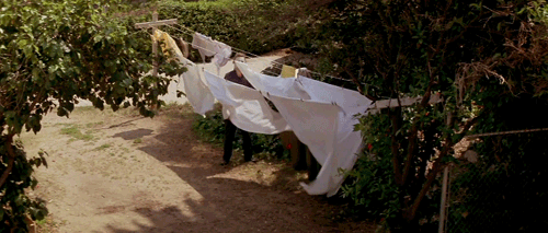 Even following the care instructions can take a toll on fabrics! Basically, just wash your stuff that gets soiled.Don't have a clothesline? Get a gargantuan rust-proof drying rack from Amazon for $37.95.
