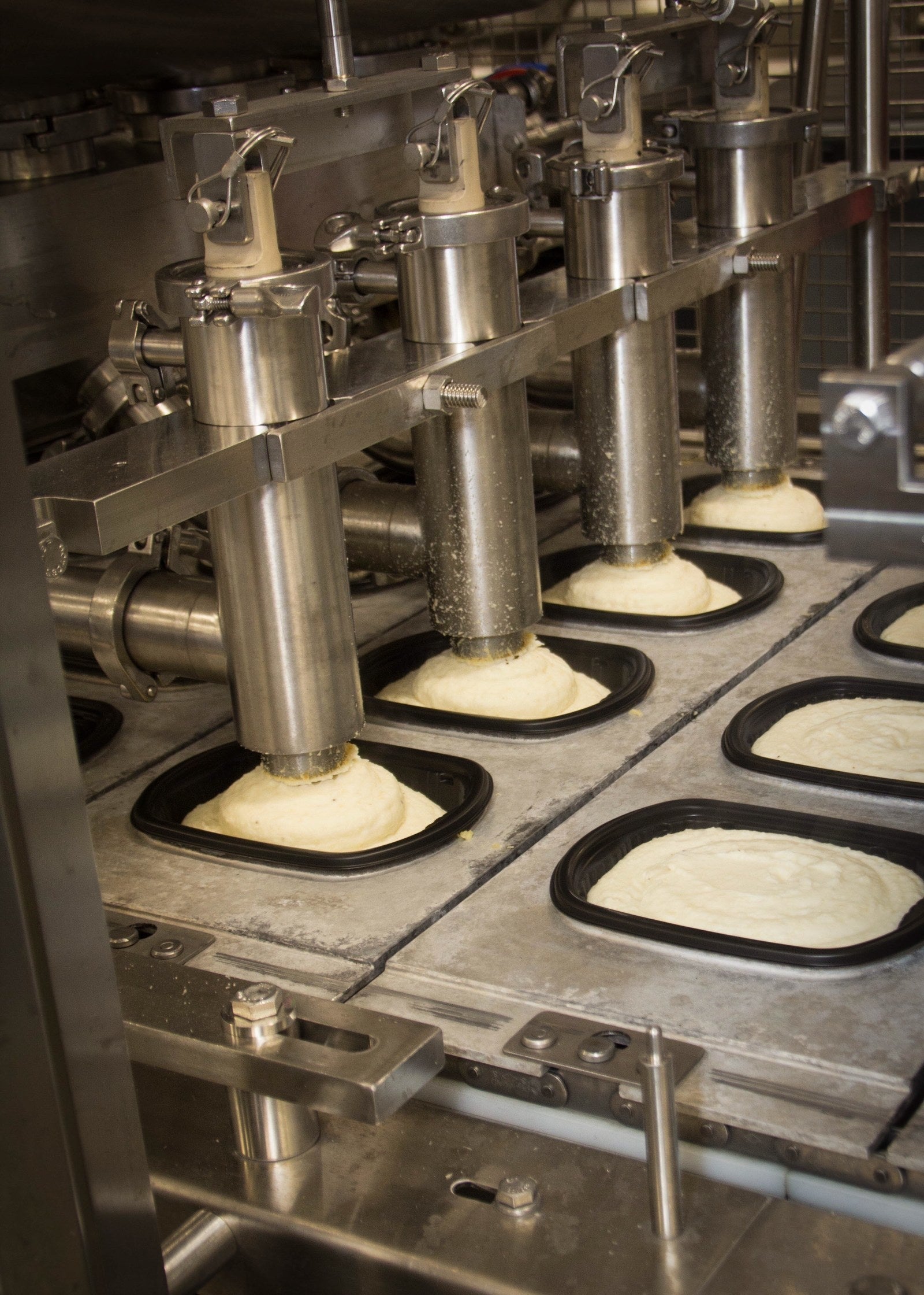 During the mixing stage, ingredients you can pronounce - milk, butter, salt, and seasoning - are added to the potatoes to add more flavors. Depending on the varieties, additional flavors like white cheddar, romano, herb, roasted garlic, chive, and sour cream are added. Did you know Bob Evans has 9 different varieties of mashed potatoes? As always, Bob Evans does not add any artificial colors or flavors to its products.