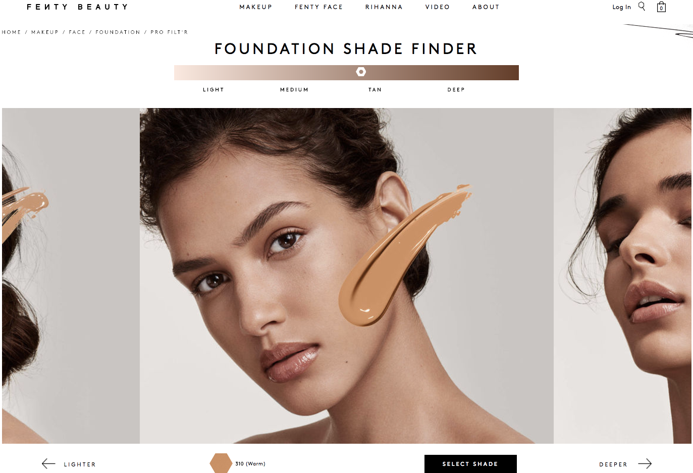 Fenty store beauty web