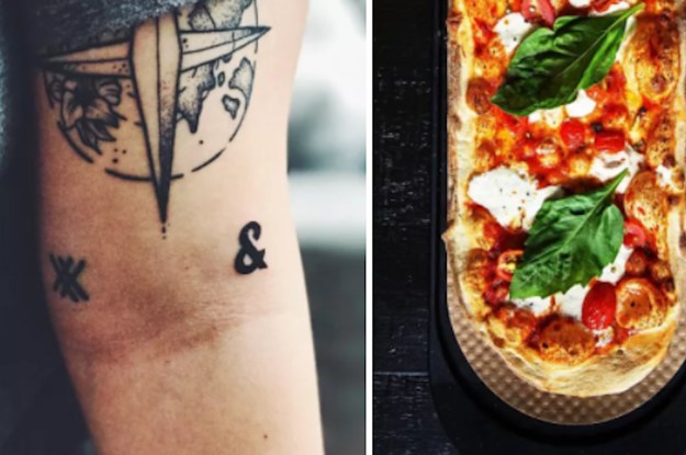 Lexica - Slice of deep dish pepperoni pizza, tattoo design