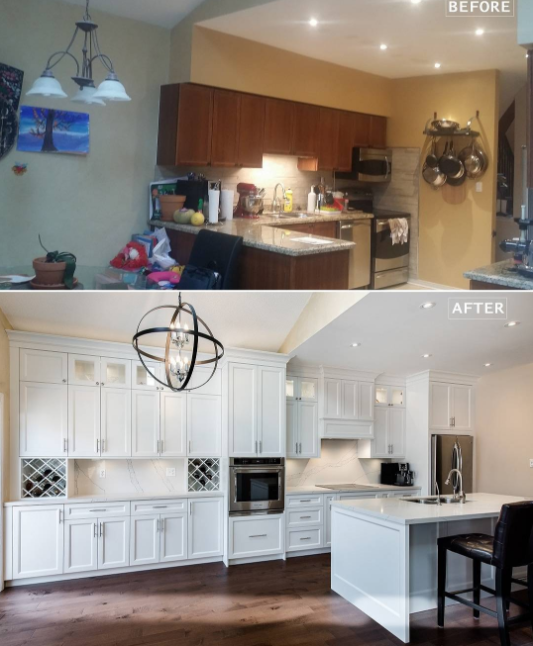 21 Inspirational Kitchen Transformations That Prove Contractors Are ...