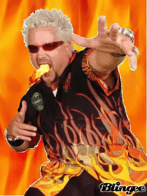 SSENSE - Guy Fieri has made the flame shirt an emblem of unchecked