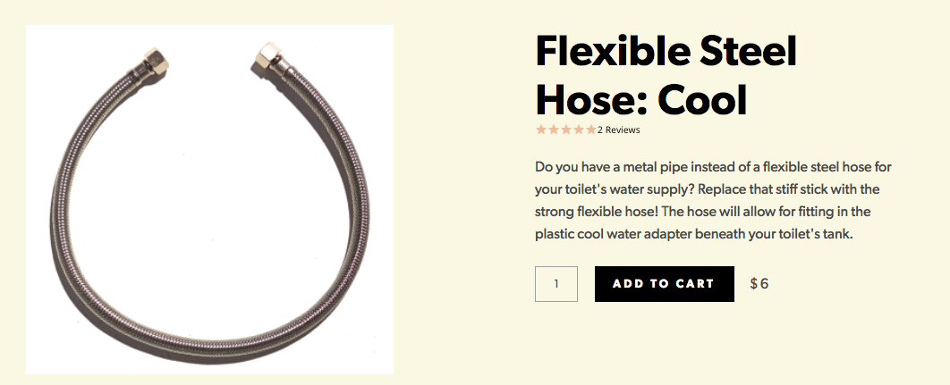 Stainless Steel Braided Hose for TUSHY Connection