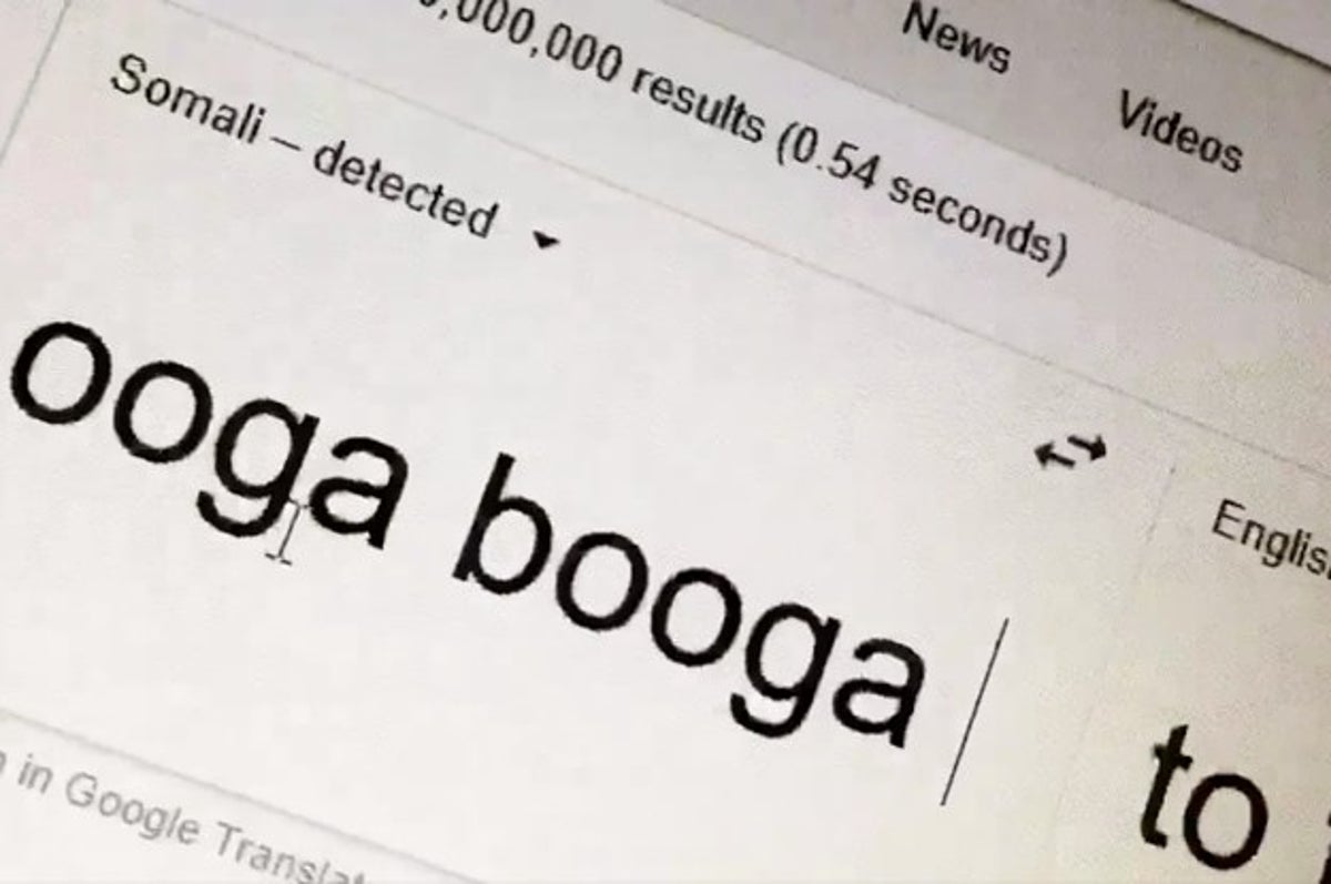Google Translate Thinks Ooga Booga Wooga Is Somali And People Are Confused Af - hack boga boga hubroblox