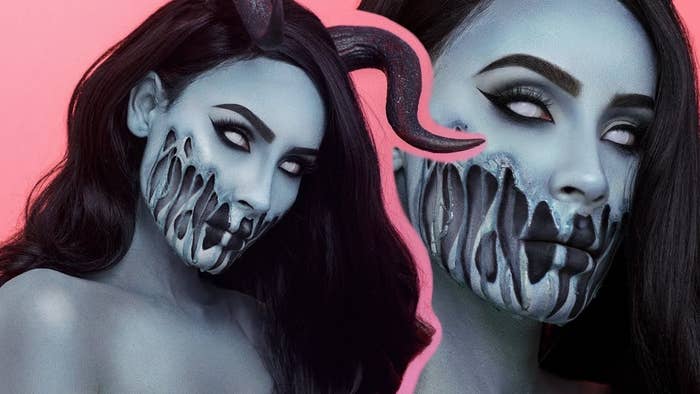 21 Increíbles maquillajes de Halloween que, honestamente, son fáciles de  hacer