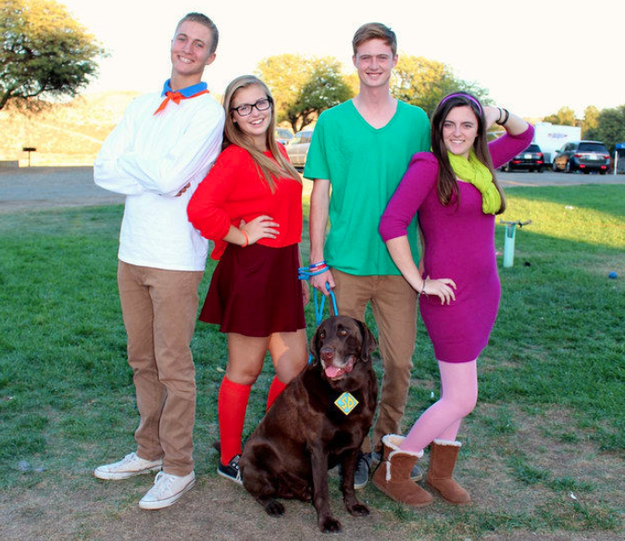 Maybe you and your roommates came up with the perfect Scooby-Doo group costume.