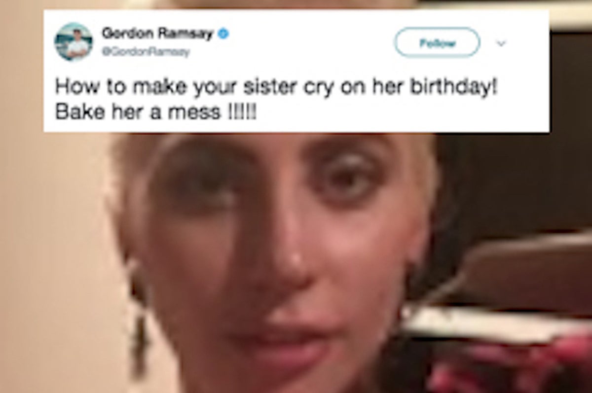 Here S What Gordon Ramsay Had To Say About Lady Gaga S Cake