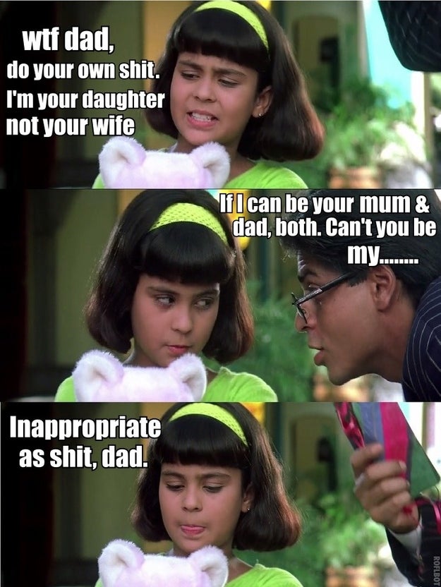 Anjali and daddy are very close. She has to help him do everything – shop for his clothes, remind him to take his meds, invest an unfair amount of emotional labour into him.