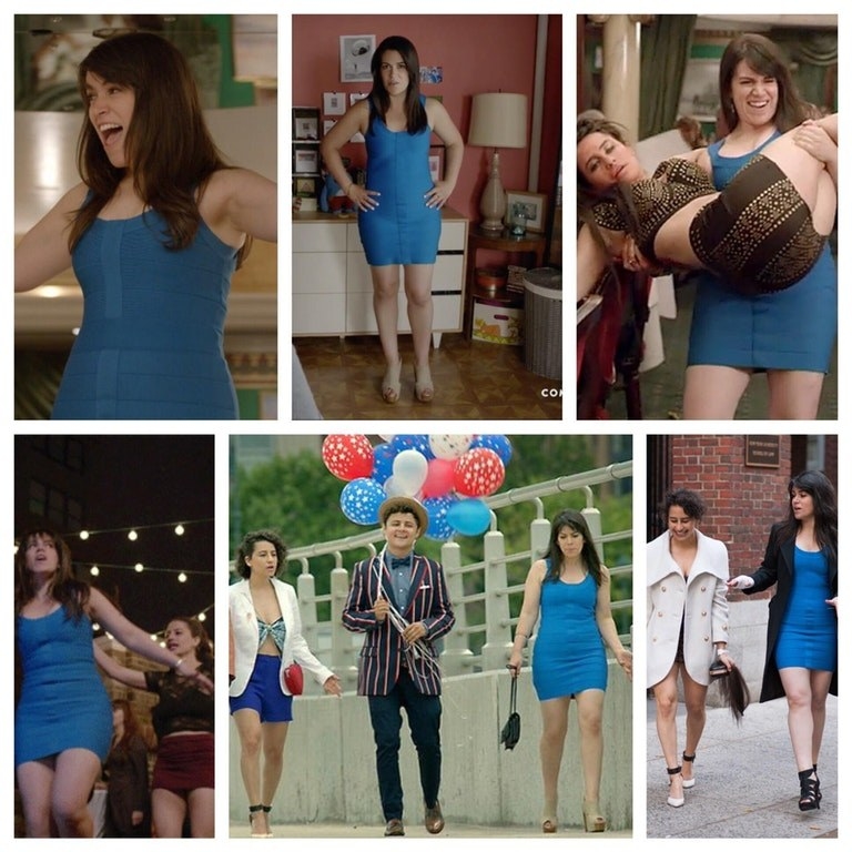 On an episode of Broad City, Abbi spends more than she can afford on a dres...