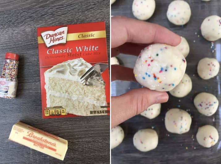 Just melt butter, stir it into the mix, roll, and chill — no oven required.Read more: I Tried 8 "Miracle" Pinterest Recipes And Here's How They Actually Turned Out