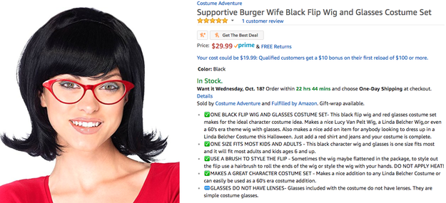 This "Supportive Burger Wife" absolutely shouldn't be confused with Bob's Burgers' Linda Belcher.