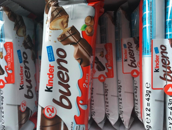 reviewer photo of multiple kinder bueno bars