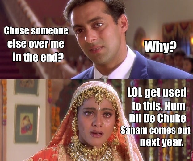 Also, Aman’s sense of humour, my god, ew. Who cares if he’s nice enough to sacrifice everything for Anjali’s happiness? I’d rather he marry that basketball he was eyeing earlier.
