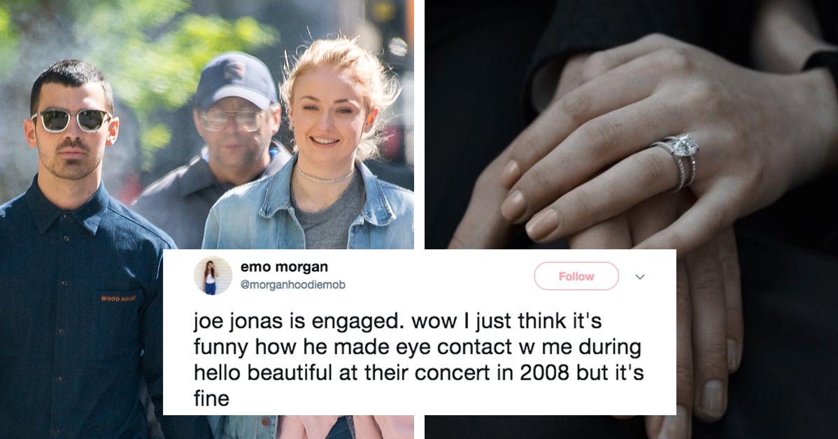 matras Mauve procent Here Are All The Best Reactions To Joe Jonas And Sophie Turner's Engagement