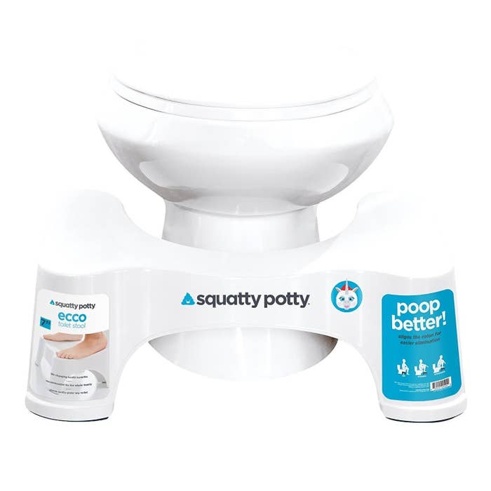  Squatty Potty The Original Bathroom Toilet Stool, 7 Inch  height, White : Everything Else