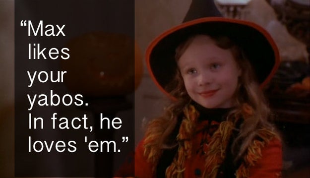 When Dani put her brother Max on blast in Hocus Pocus.