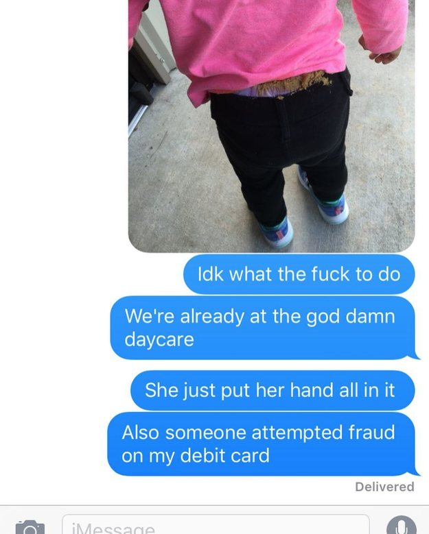 This child who decided to literally start your day shitty.