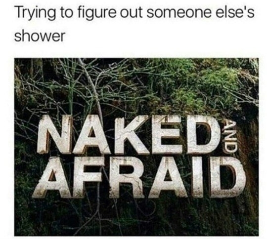 The shower struggle: