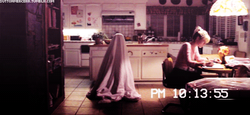 Why it works: An entire set of kitchen furniture falls from the ceiling, and we learn more about the demon's history, and how and why it entered Katie and Kristi's lives.