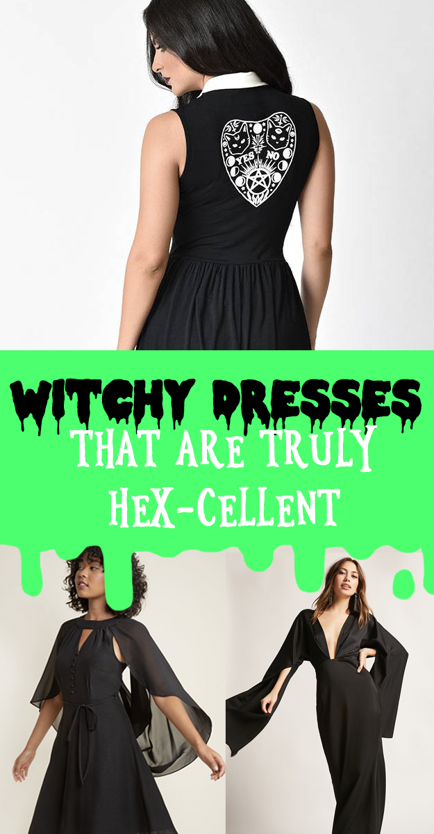 black witchy dresses