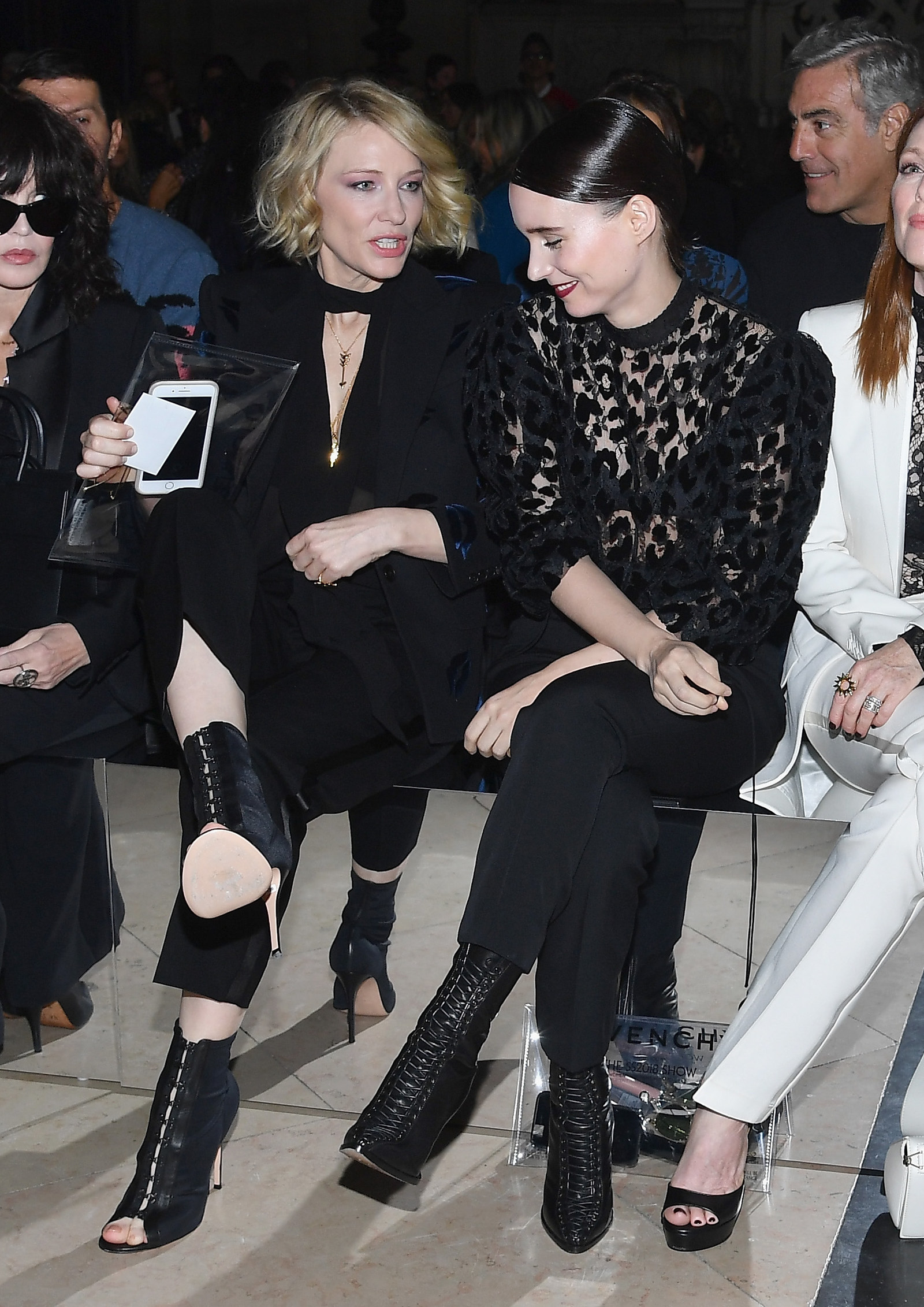 The Trifecta Of Lesbian Icons Sat Front Row At The Givenchy Show