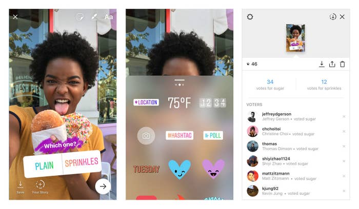Instagram Stories Adds A Polling Feature