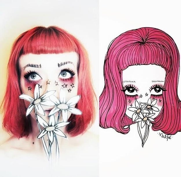Want inspo from a modern artist? Valfré's illustrations make for a great costume.
