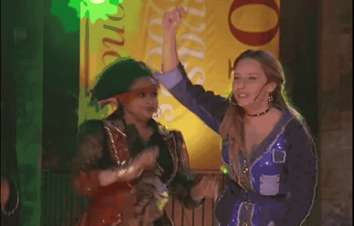 Well, it looks like those days of competition are just a distant movie memory because Galleria (aka Raven-Symoné) and Marisol (aka Belinda) are BFFs in real life and the two just had the most amazing reunion.