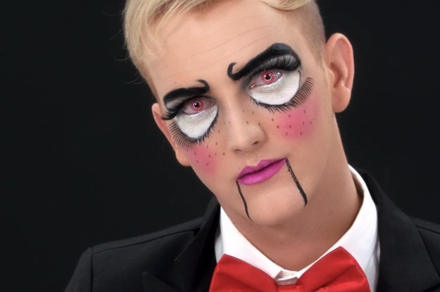 ventriloquist boy dummy makeup