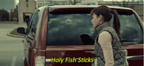 "Once my mom wanted me to watch a movie with her, but it was 10:30 on a school night so I told her I was going to bed. She then threatened to serve fish sticks to my friends, who she knew were vegetarian, at my sleepover the next night." —zoed444fc0314