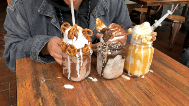 Sure, the whole over-the-top, fit what you can on top of milkshakes have been around for a couple of years now... but the Freakshakes at Patissez is where it all began. With a few new flavours and a couple of ~healthier~ additions to the menu, they're not to be missed! Take it from me!