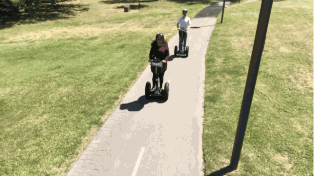 I know what you're thinking, but hear me out. Segways have recently been made legal to ride around the many paths and walkways of Canberra, and honestly it's a fantastic way to see the city. It only takes a few minutes to get your balance and your bearings, and then riding them is a breeze. Your tour guide is alway close by to help, and I assure you it beats WALKING!