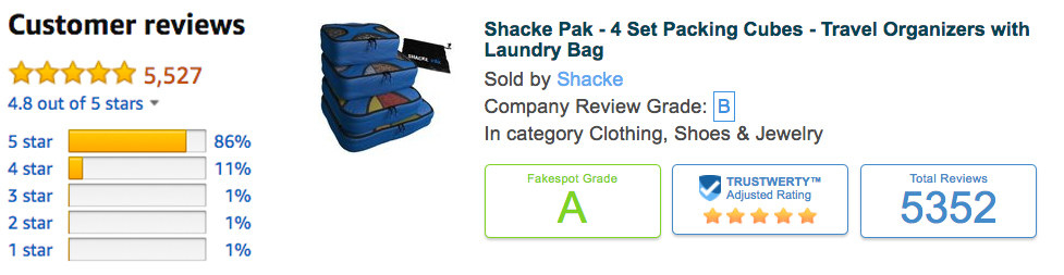 shacke pak amazon