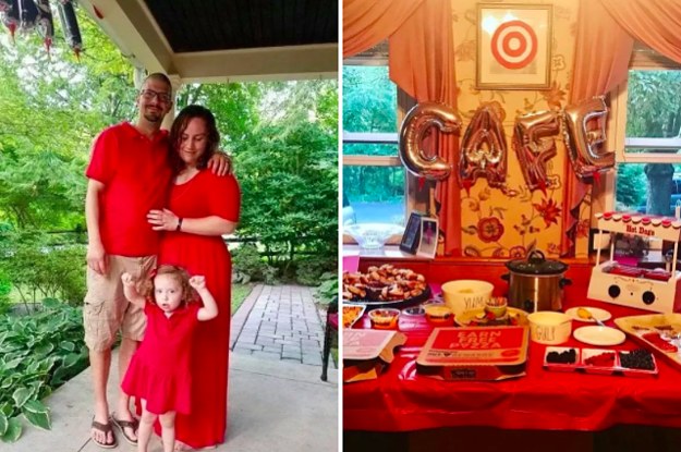 This 3 Year Old Asked For An Epic Target  Themed Birthday  