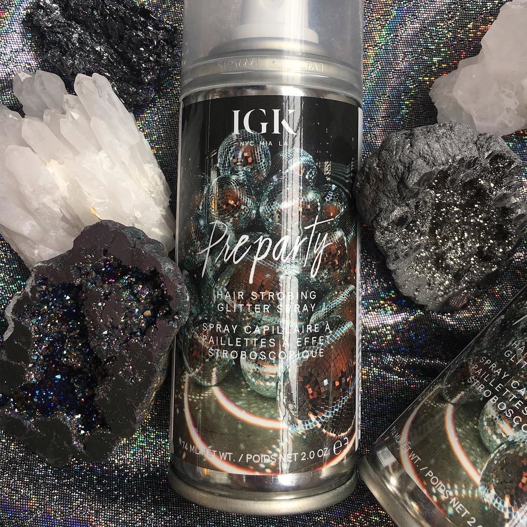IGK Releases a New Limited Edition Pre Party Hair Strobing Glitter