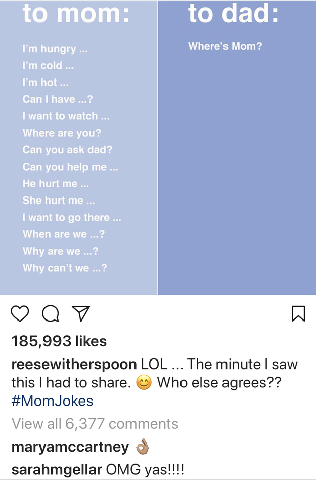 Reese posted this, and Sarah Michelle Gellar (henceforth called SMG) said, 