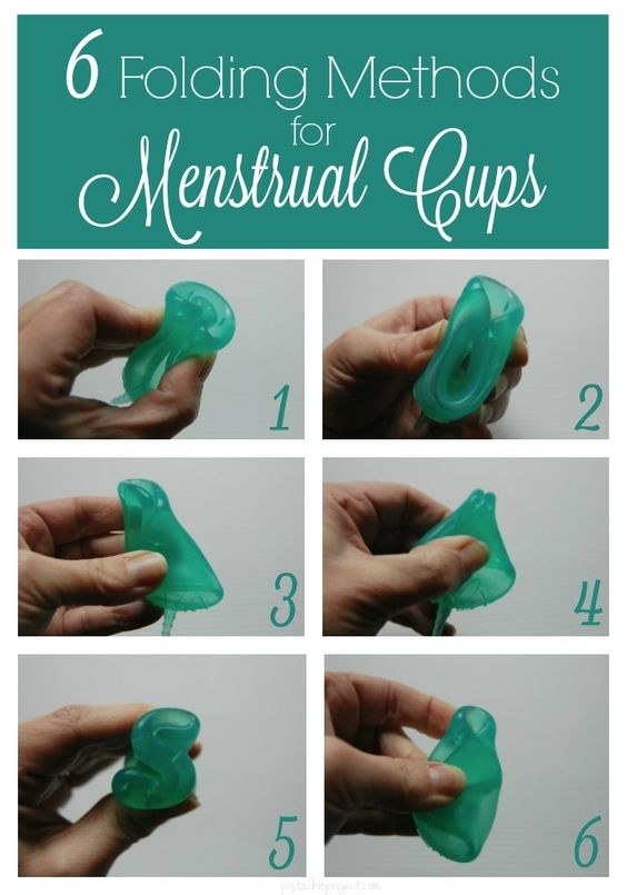 menstrual cup sticking out