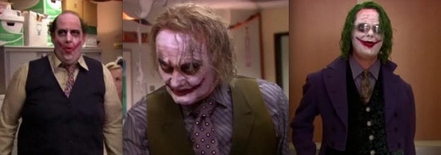 Alternative: Go with friends as The Office characters' Jokers.