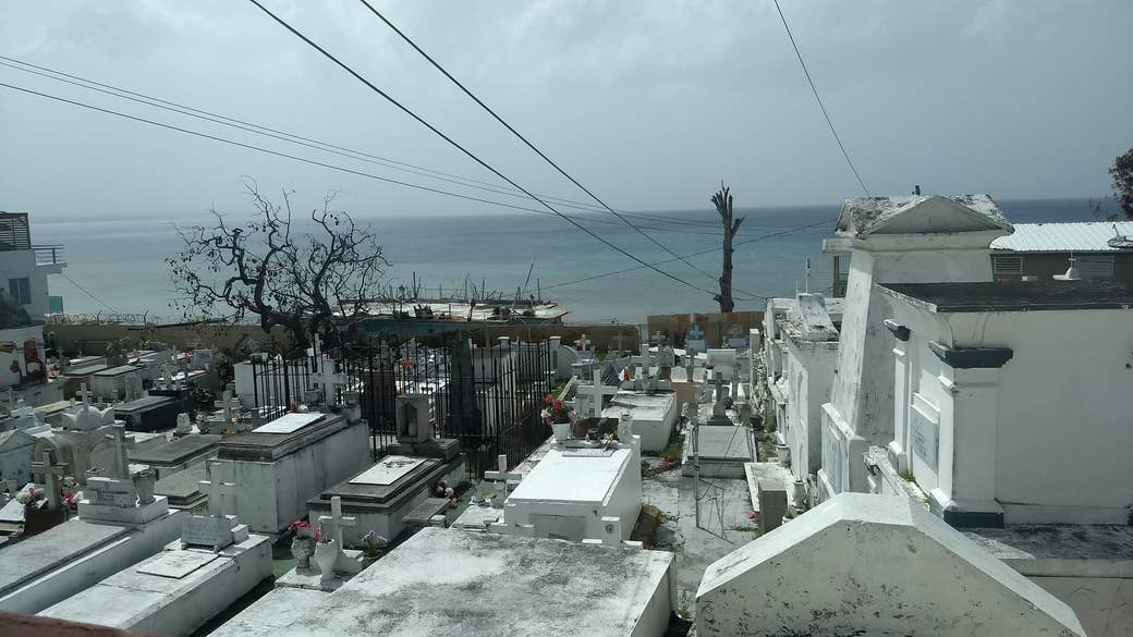 A cemetery in Aguadilla.