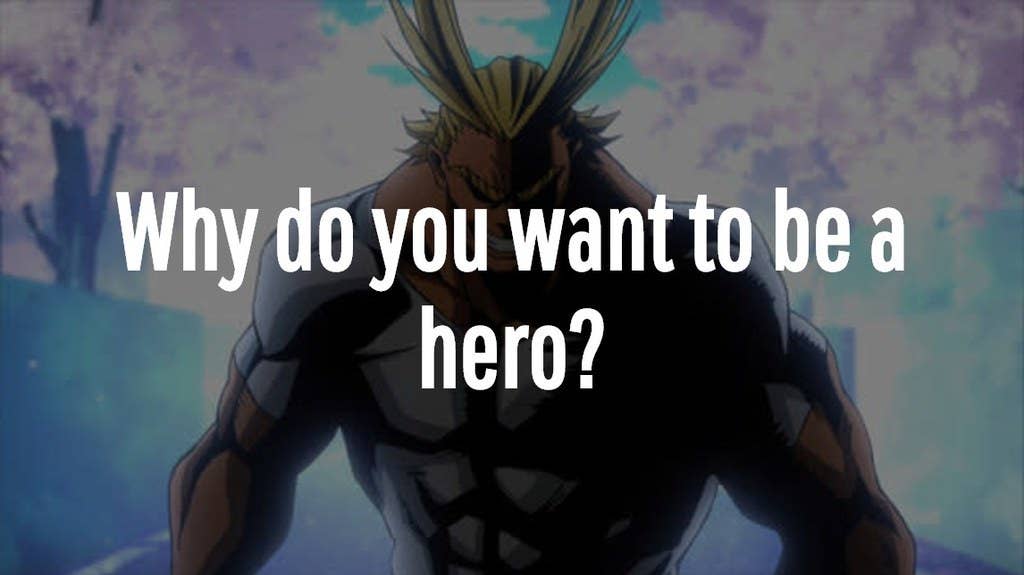 Quiz] Boku no Hero Academia: Descubra se você é mais Eraser Head ou All  Might
