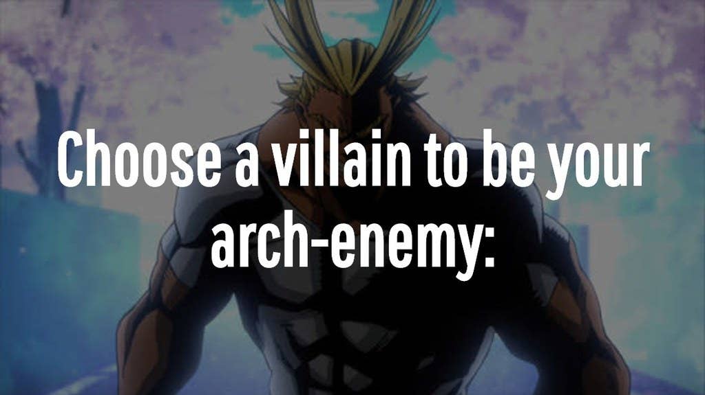 Which My Hero Academia villain are you? - Quiz