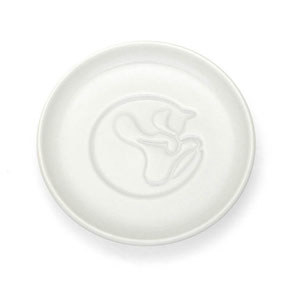 Cats Series Japanese White Porcelain Soy Sauce Plate from Japan Sitting Cat AR0604189