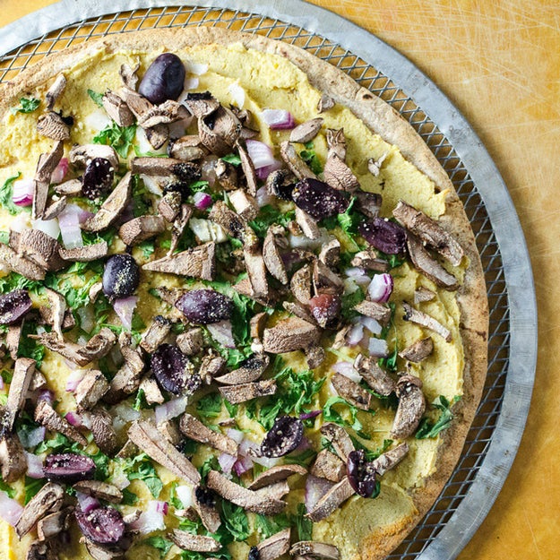 Quick Portobello Pizza