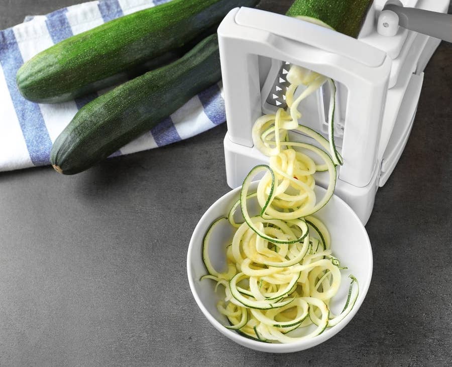 Spiralizer Vegetable Cutter - Multi-function Manual Spiralizer Spaghetti  Compatible With Noodles, Carrot, Cucumber, Zucchini Slicer Maker, Asparagus  P