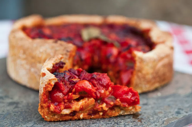 Chicago Style Deep Dish Pizza