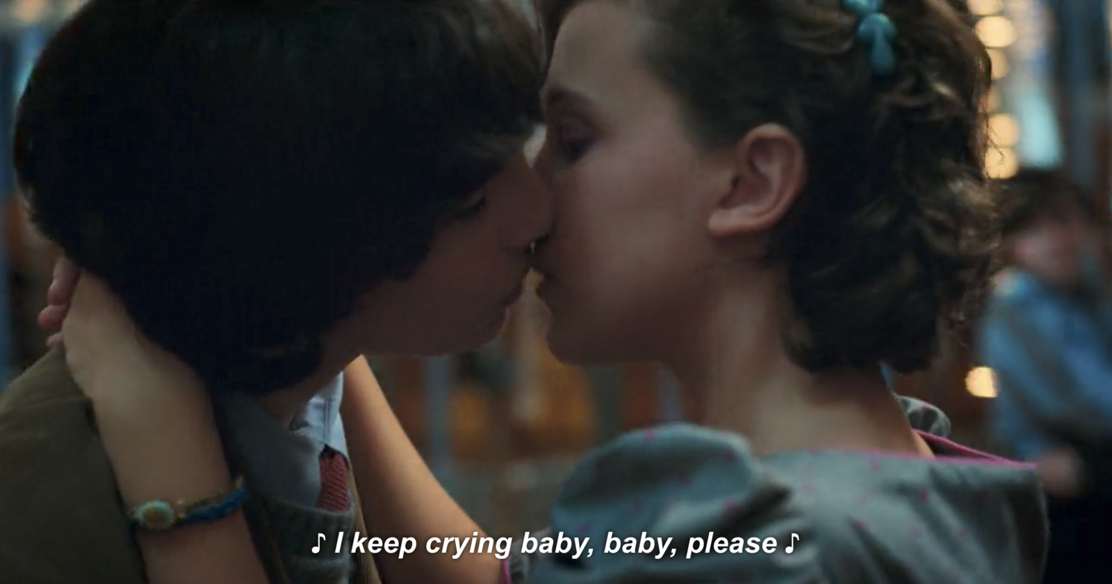 stranger things second season will and eleven romance