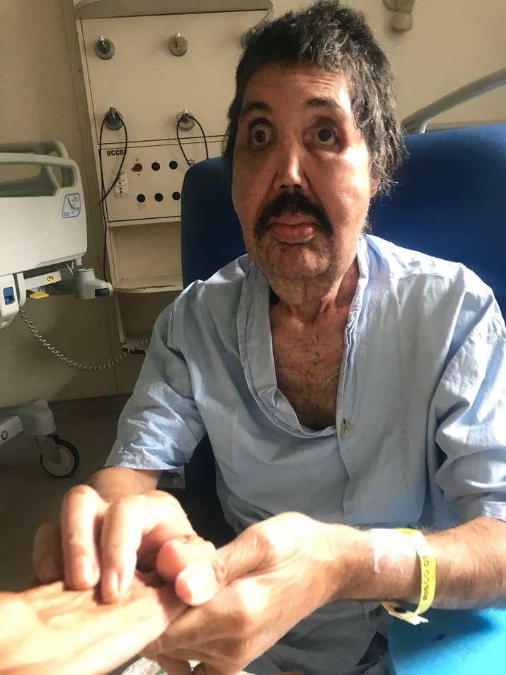 Ricardo Corrêa da Silva no dia da nossa primeira visita, 16 de abril de 2017.